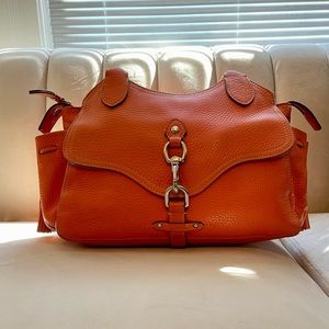 Cole Haan Orange Leather Satchel